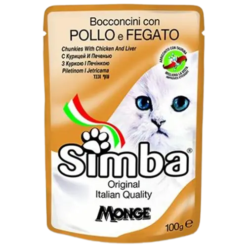 POCHON SIMBA POULET 100 GR